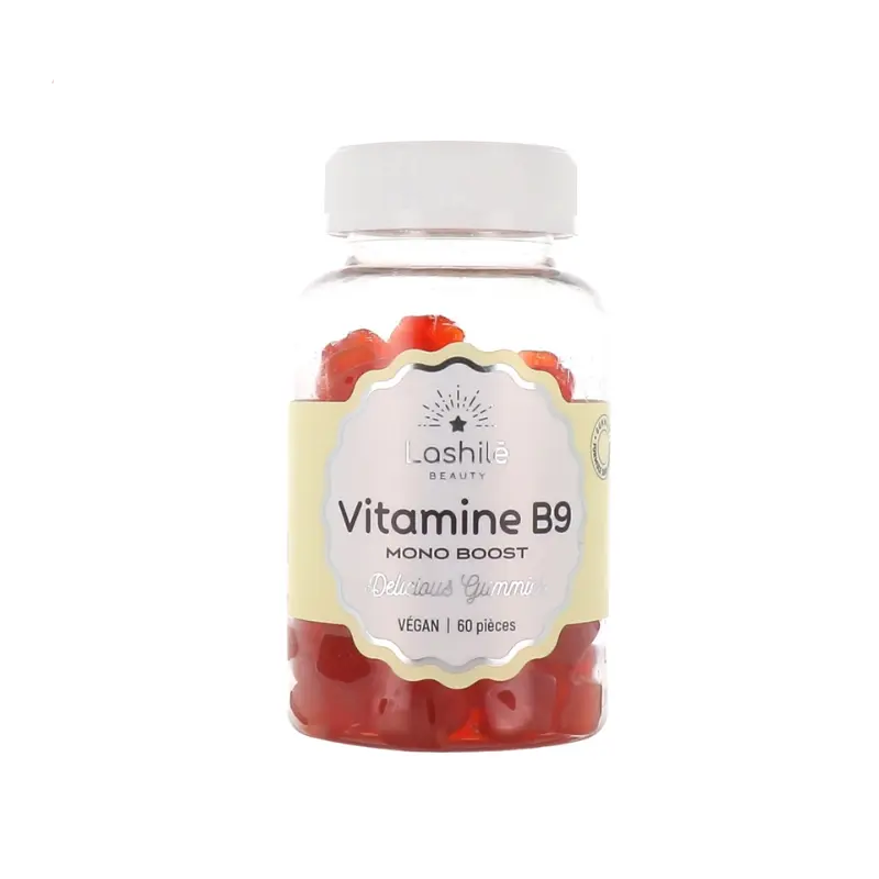 LASHILE Gummies Vitamine B9 1 mois